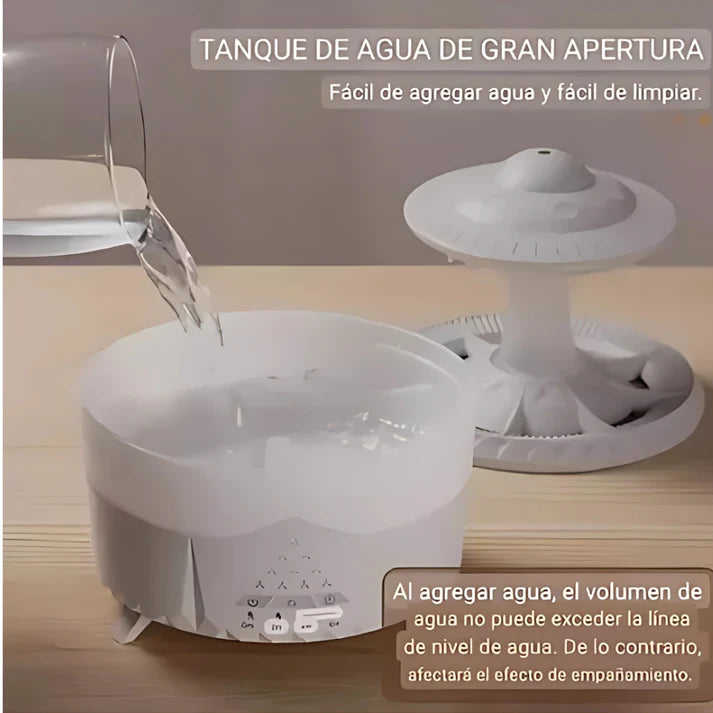Humidificador Aromaterapia Lluvia
