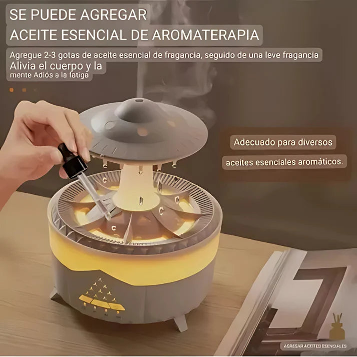 Humidificador Aromaterapia Lluvia
