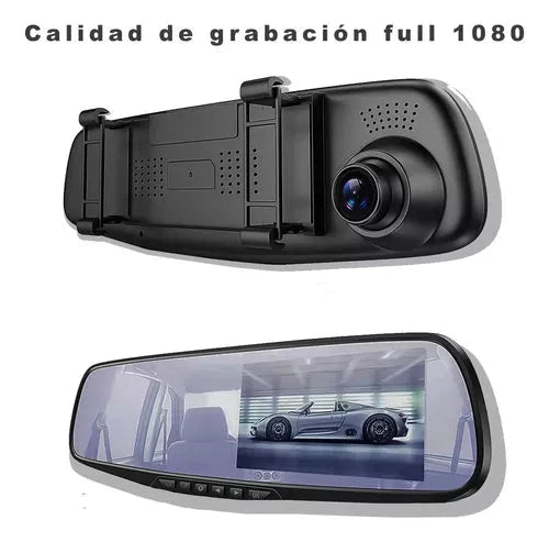 Espejo Retrovisor+Cámara Frontal y Retro