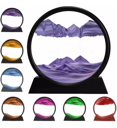 Adorno tipo reloj de arena forma montaña