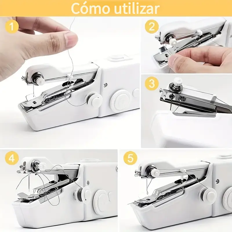 Mini Máquina De Coser Portátil De Mano