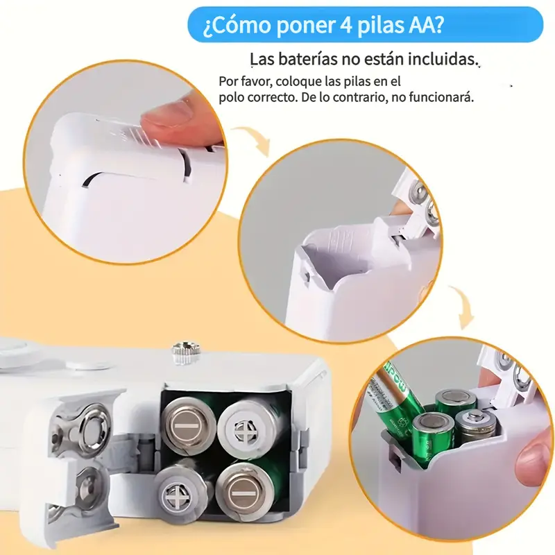Mini Máquina De Coser Portátil De Mano