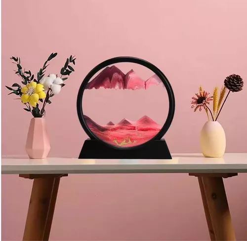 Adorno tipo reloj de arena forma montaña