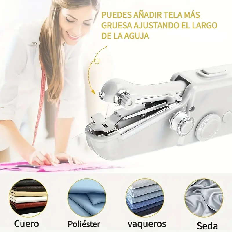 Mini Máquina De Coser Portátil De Mano