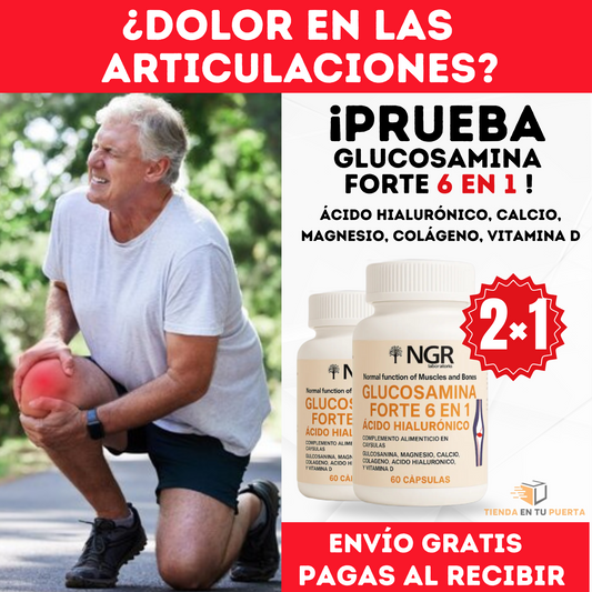 GLUCOSAMINA FORTE 6 EN 1 CON ACIDO HIALURONICO