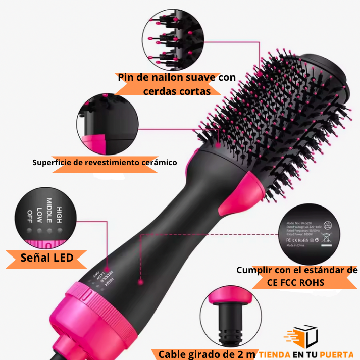 Cepillo secador 3 en 1